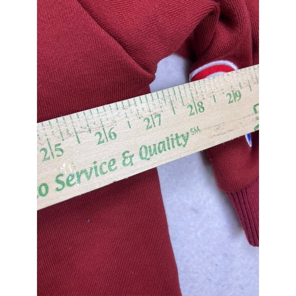 Graniph Evangelion Asuka Sweatshirt Womens Medium Red 02 Embossed Pullover Anime - Picture 4 of 10
